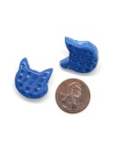 Colorful Cat Ceramic Studs